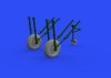 Eduard 648542 He 111 early wheels 1/48 ICM